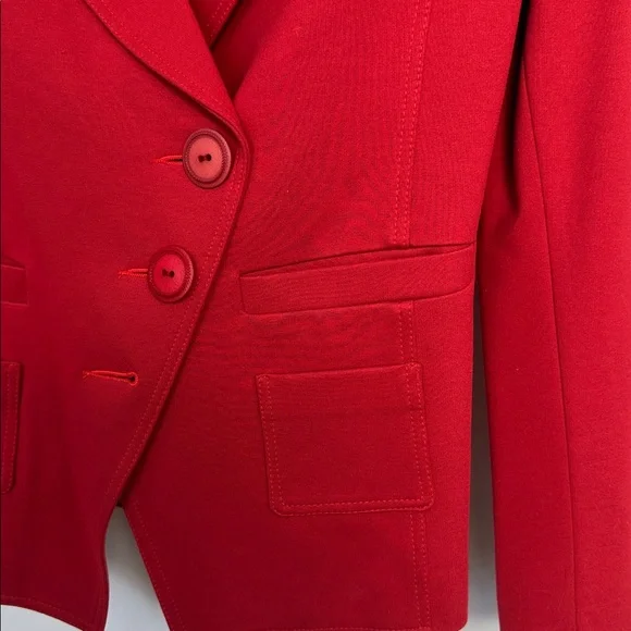 Izzy Camilleri Red Tailored Blazer Film Worn No Size Tag - Picture 5 of 10